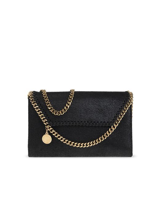 Stella McCartney Black 'Falabella Mini' Shoulder Bag