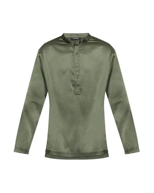 Tom Ford Green Pajama Top for men