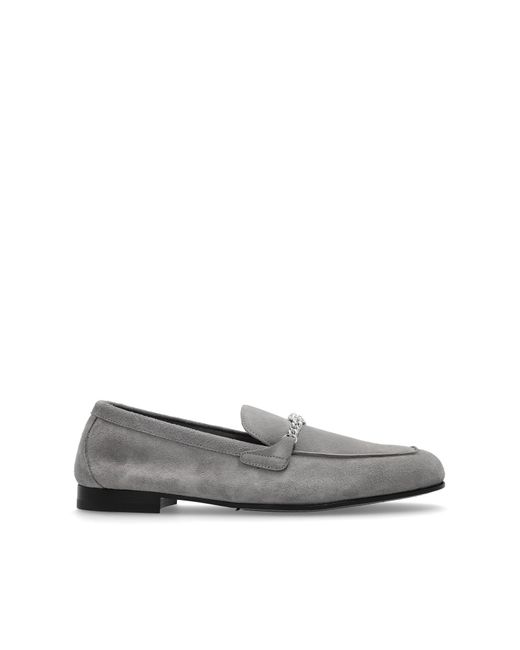 Versace Blue Loafers Type Shoes for men