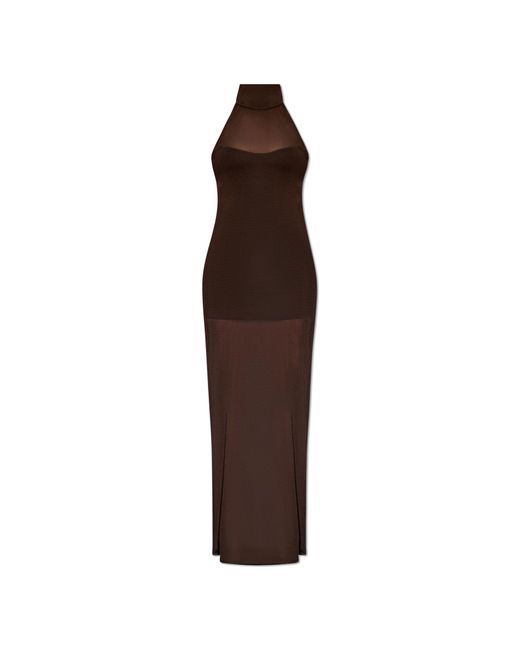 Tom Ford Brown Cashmere Dress, '