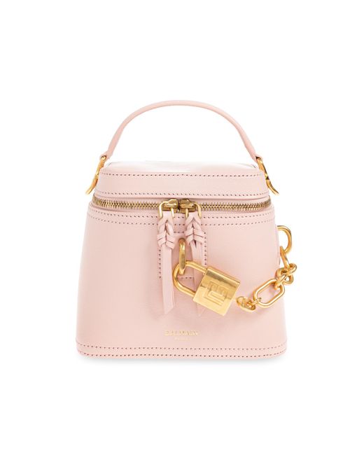 Balmain Pink Handbag "Pulse Vanity"