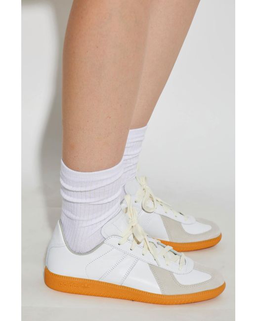 Adidas Originals White 'Army Decon' Sports Shoes