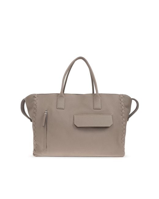 Bottega Veneta Gray "Cabat Large" Carry-On Bag for men