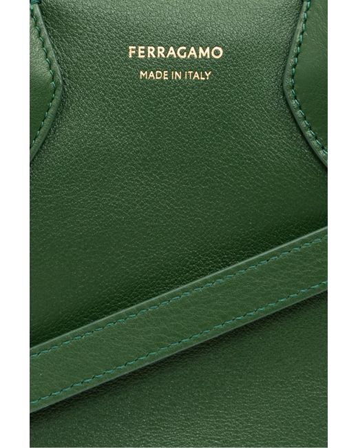 Ferragamo Green ‘Star Small’ Shoulder Bag