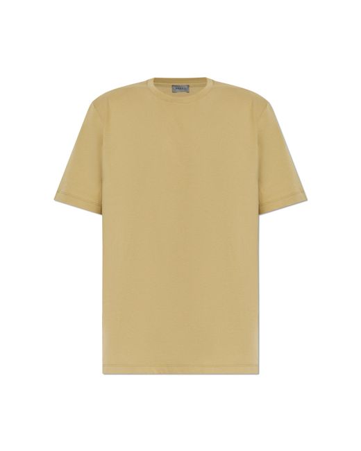 Hanro Yellow Short-Sleeve T-Shirt for men