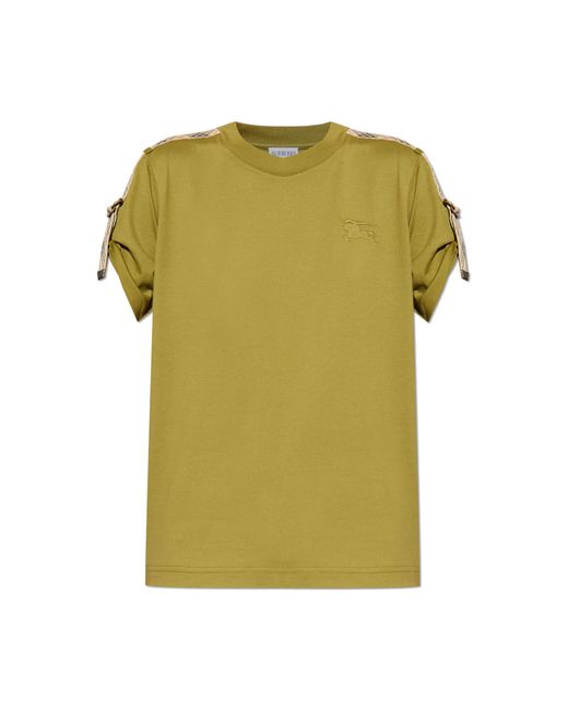 Burberry Blue T-Shirt With Logo