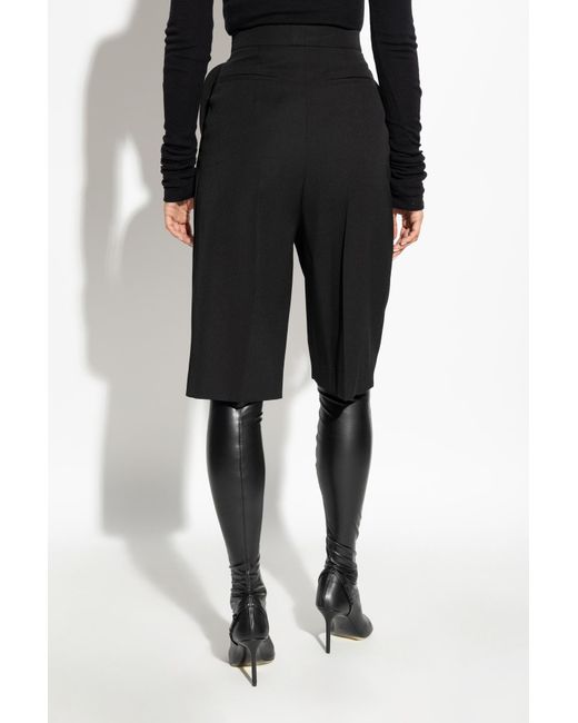 Givenchy Black Wool Shorts