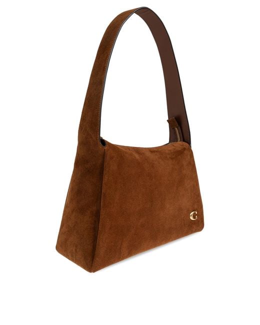 COACH Brown "Lola" Shoulder Bag