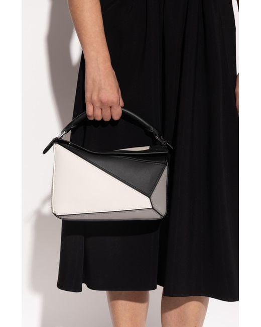 Loewe Black Hand Bag `puzzle Small`,