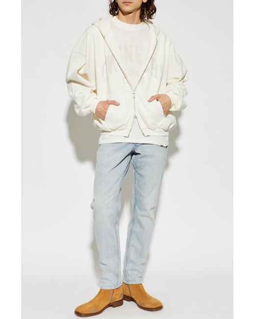 Represent White Hoodie for men