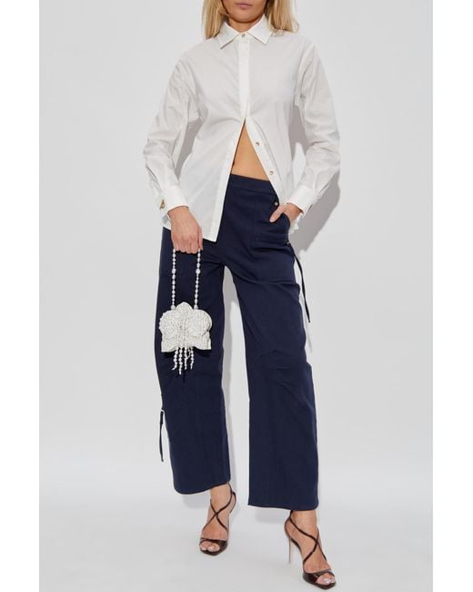 Cult Gaia White Atlas Shirt