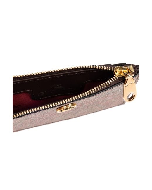 Etro Brown Card Case
