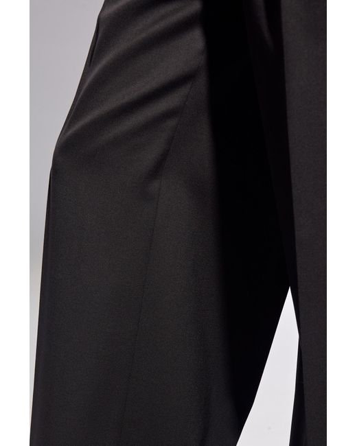 Vivienne Westwood Black 'raf' Pleat-front Trousers In Wool, for men