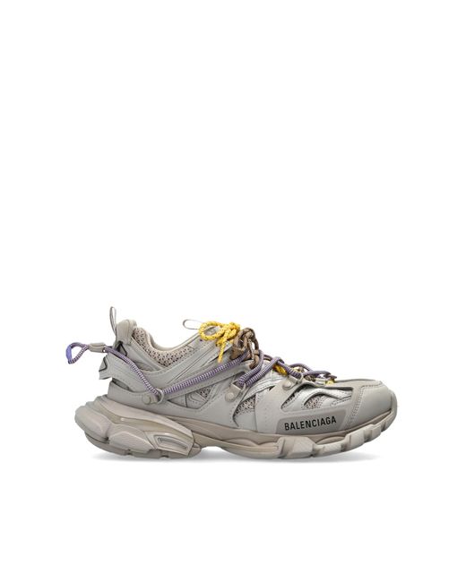 Balenciaga Gray 'Track' Sports Shoes
