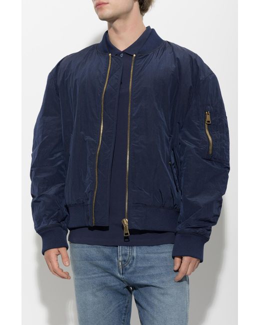 Balmain Blue "Bomber" Jacket for men