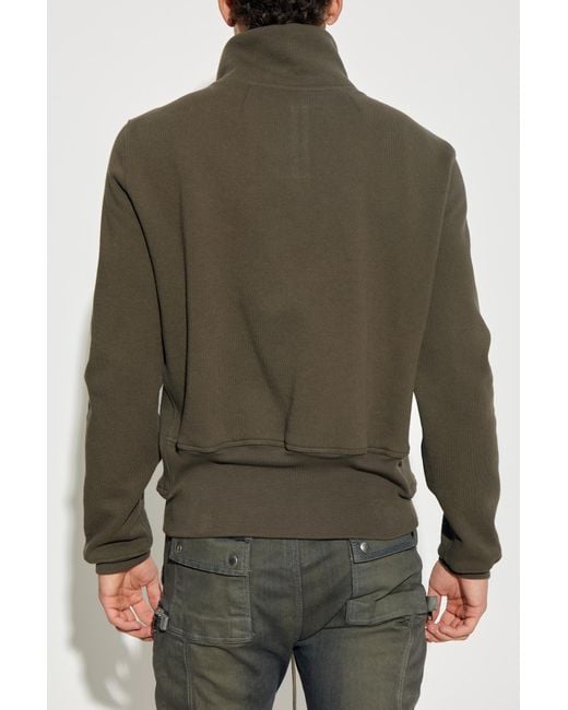 Rick Owens Green Bauhaus Sweatshirt for men
