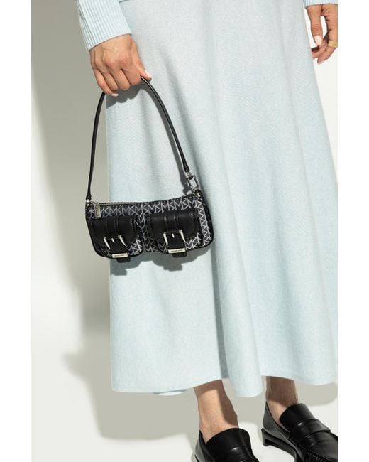 MICHAEL Michael Kors Gray Shoulder Bag "Zoe Small"