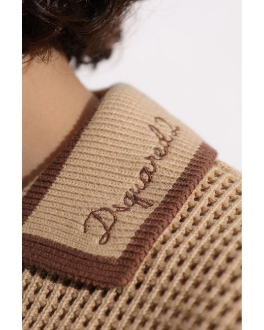DSquared² Natural Cotton Polo for men