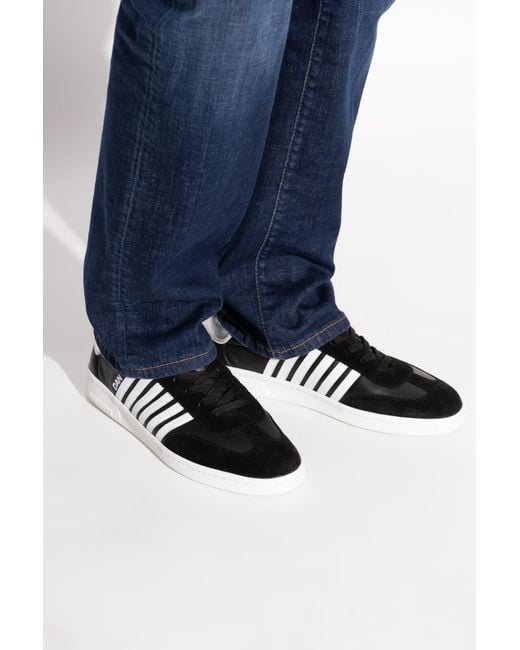 DSquared² Black "Boxer" Sports Shoes for men