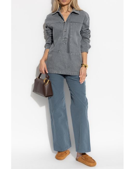J.W. Anderson Blue Jeans With Logo