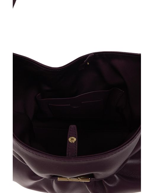 Balmain Purple 'Sphynx Medium' Bag