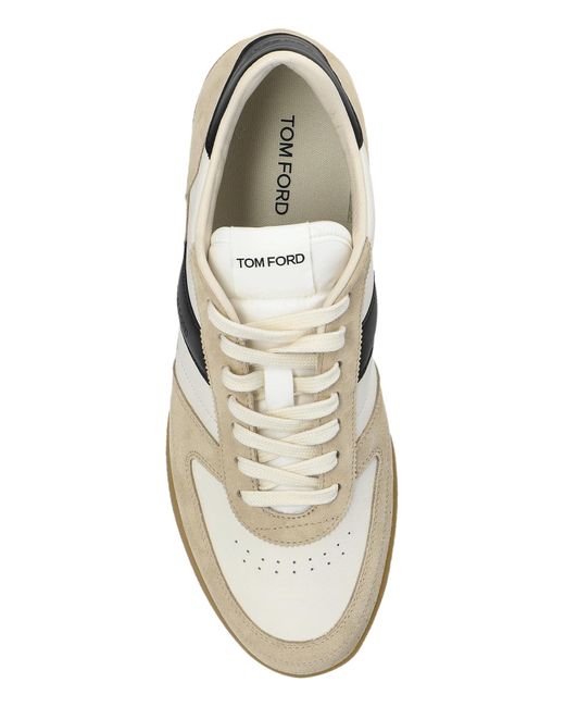 Tom Ford White Sneakers With Logo for men