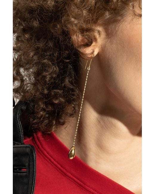 Isabel Marant White Brass Earrings