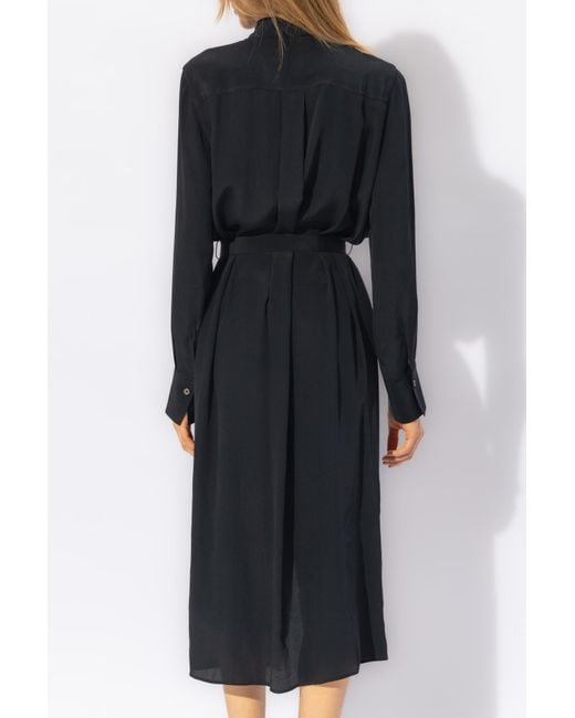 PS by Paul Smith Black Dress With Collar,