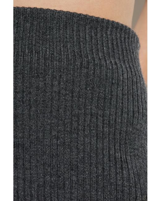 Givenchy Red Wool Skirt
