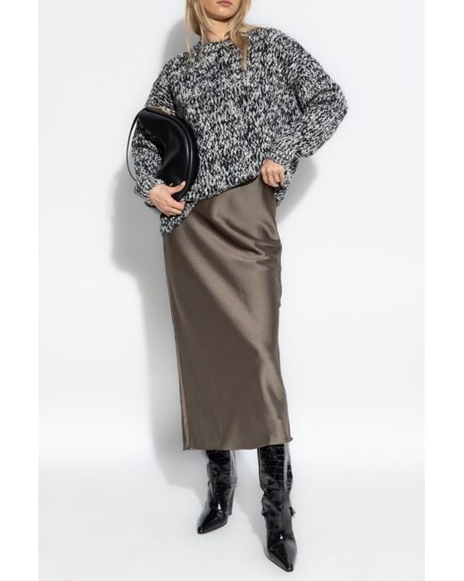 Anine Bing Gray Wool Sweater Sydney