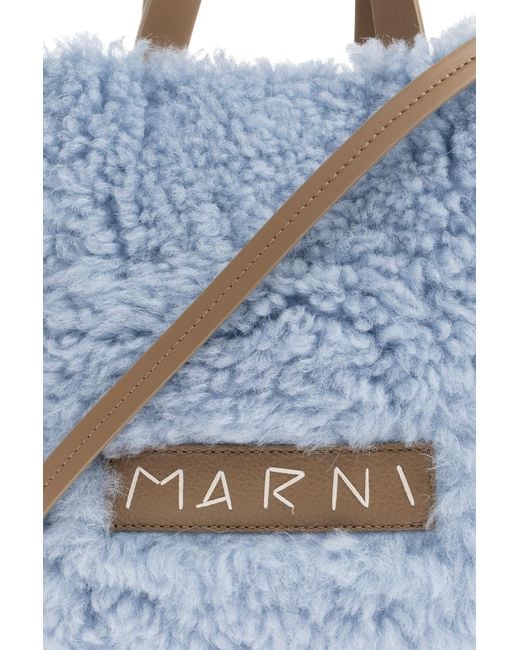 Marni Blue Shopper-Type Bag