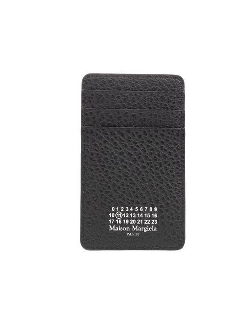 Maison Margiela Black Leather Card Holder,