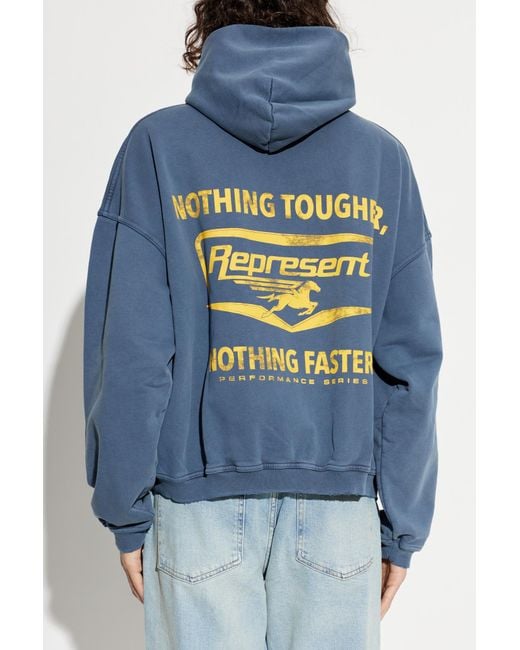 Represent Blue Hoodie for men