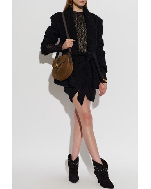 Isabel Marant Black Short Coat "Syndra"