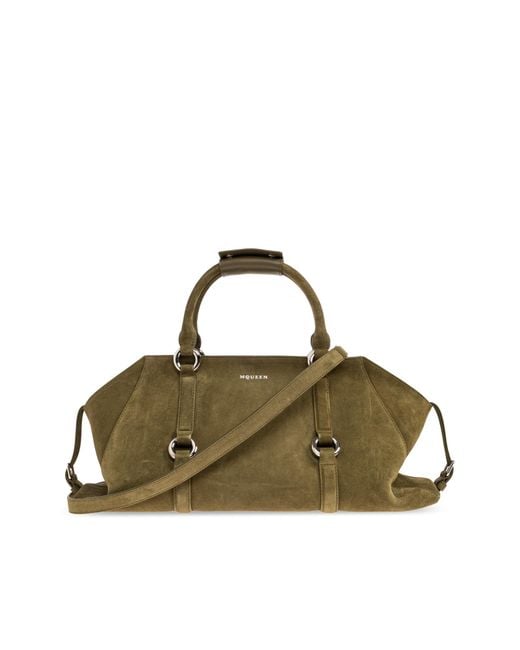 McQueen Green 'Farringdon Medium' Handheld Bag