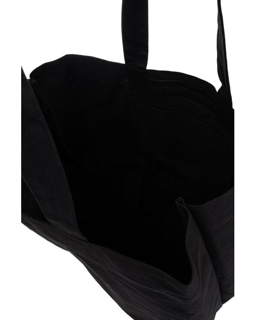 Rick Owens Black Shoulder Bag Beach Bag for men