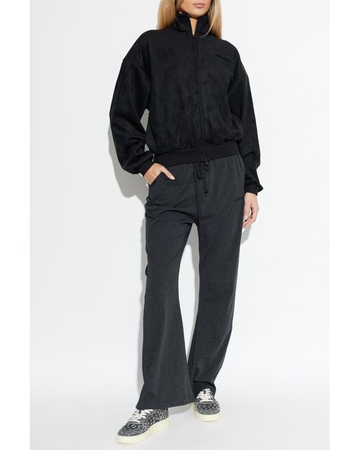 Fear Of God Black Faux Suede Sweatshirt