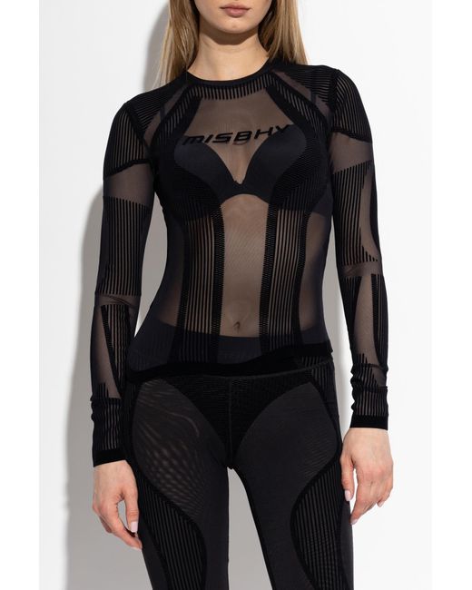 M I S B H V Black Top With Logo