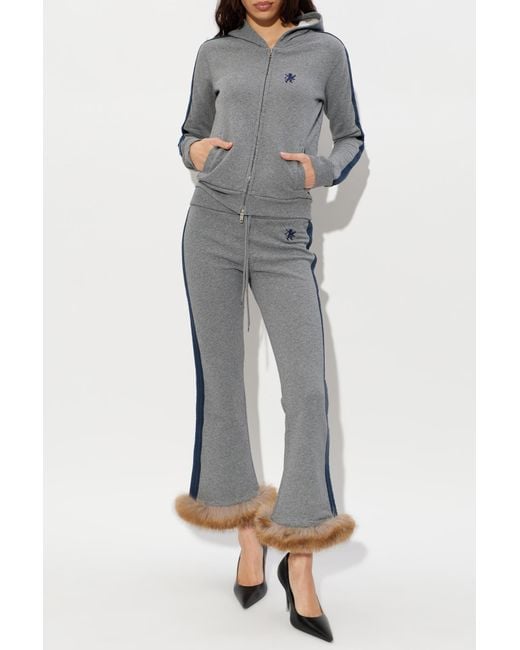 Balenciaga Gray Sweatshirt With Patch