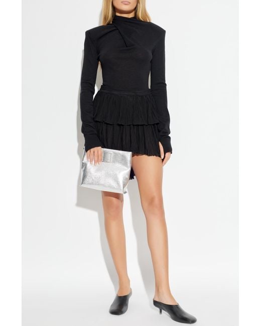 Blumarine Black Asymmetric Skirt