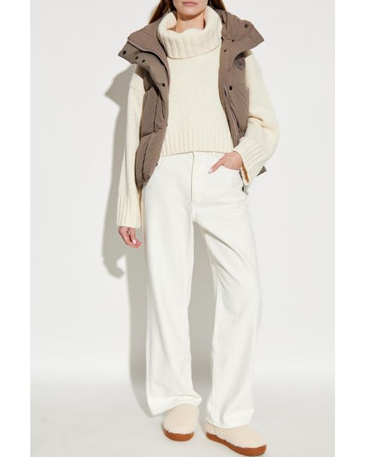 Cult Gaia Natural Turtleneck 'Belana'