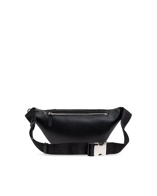 DSquared² Black Waist Bag for men
