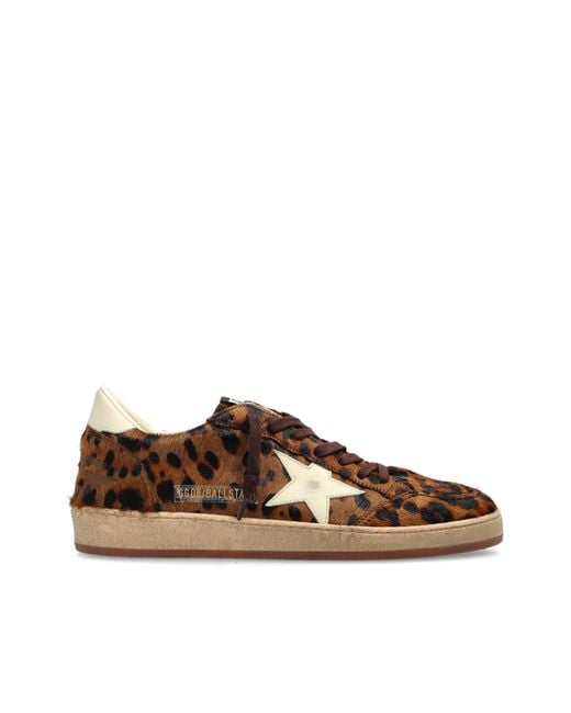Golden Goose Deluxe Brand Brown 'Ball Star' Sports Shoes for men