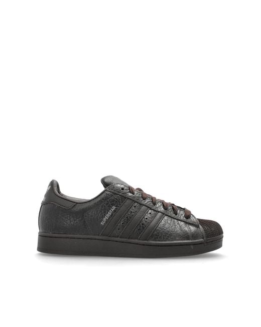 Adidas Originals Black 'Superstar Ii' Sports Shoes for men