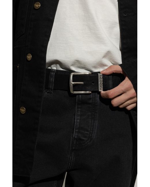 DIESEL Black Belt for men