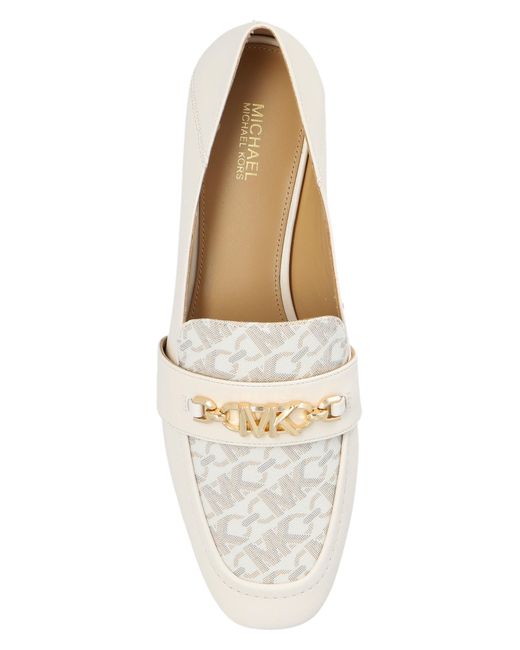 MICHAEL Michael Kors tiffanie Loafers in White Lyst UK