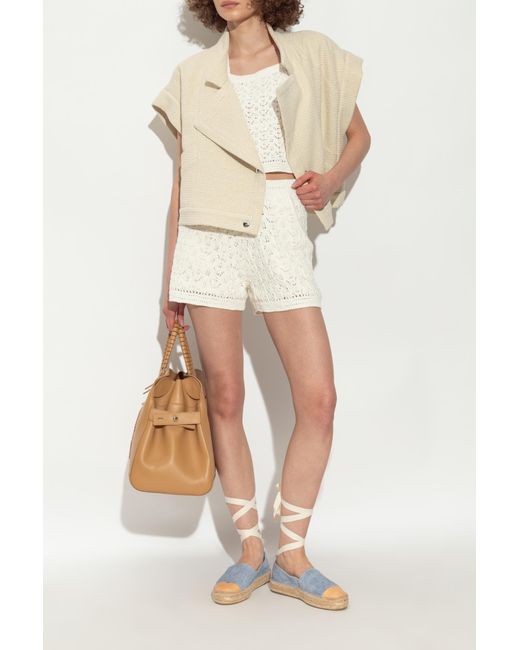 Tory Burch Blue Suede Espadrilles