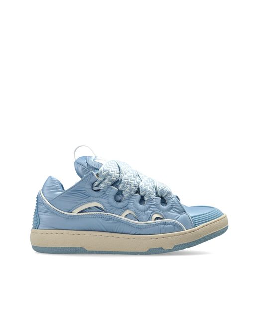 Lanvin Blue "Curb" Sports Shoes