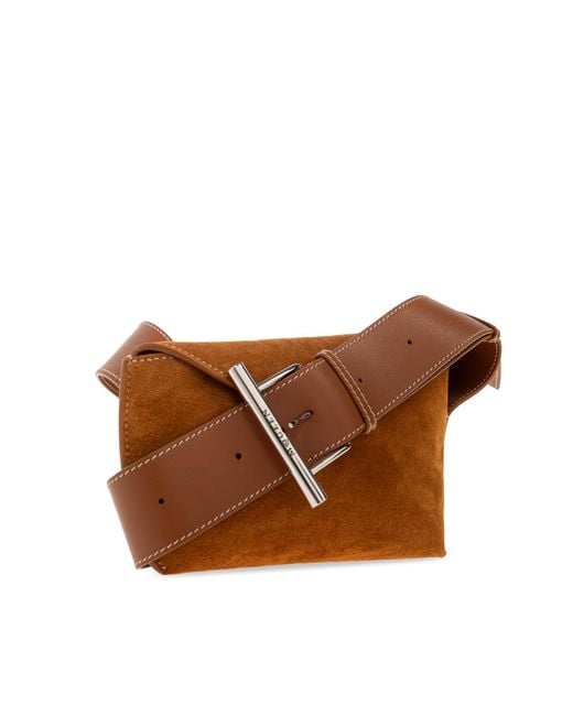 Alexander McQueen Black Shoulder Bag "T-Bar Sling"