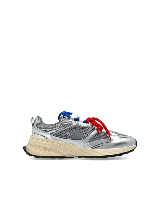 DSquared² White 'Sprinter' Sports Shoes